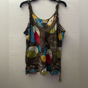 Vintage Hilfiger Denim Desigual Multicolor Camisole Top L